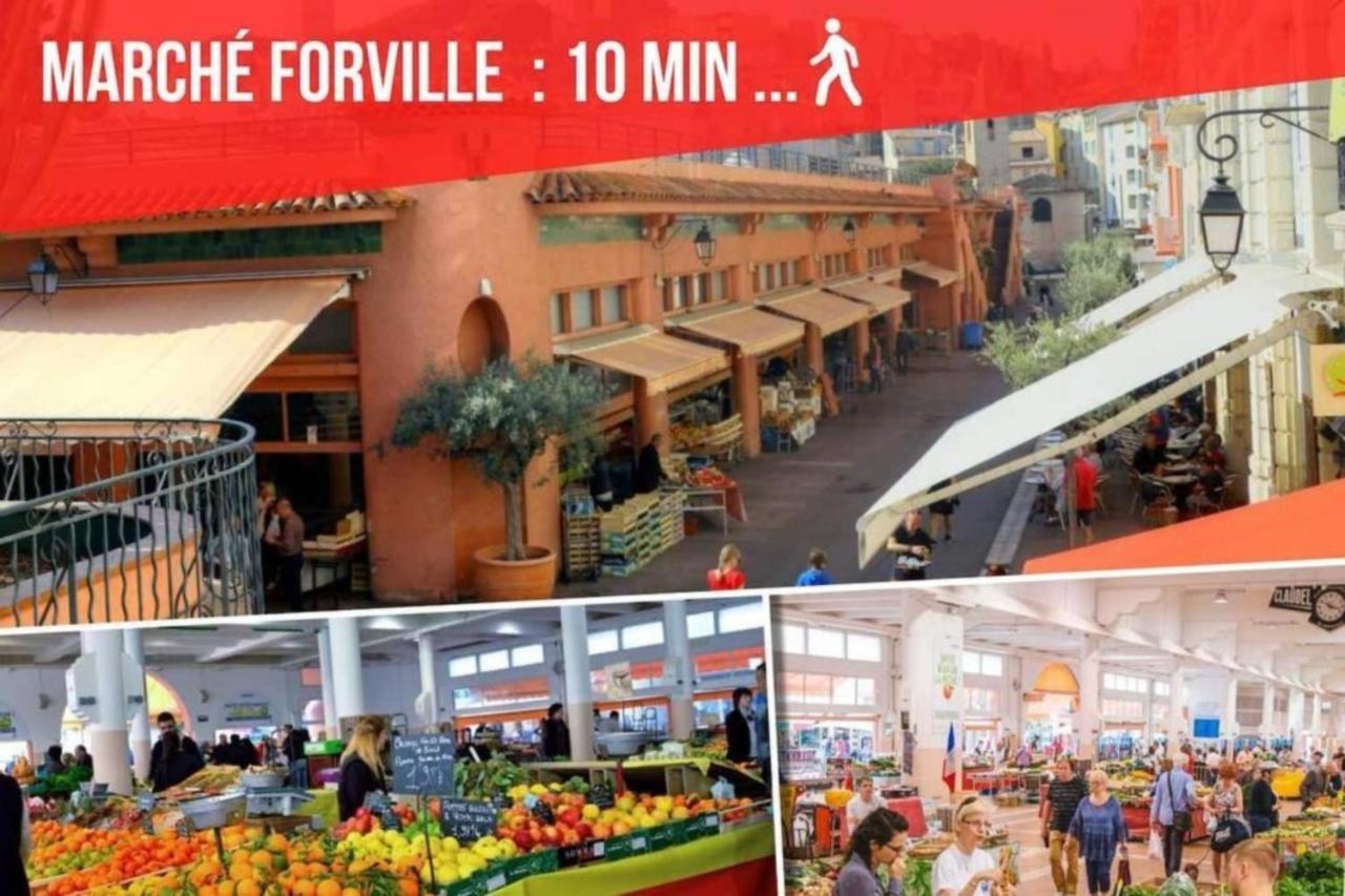 Cocoon Center - Rue D'Antibes - 200M Plage- Clim - Wifi - Unique Cannes Buitenkant foto